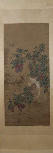 Song dynasty Lin chun's flower&bird painting