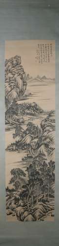 Modern Zhang daqian's landscape painting