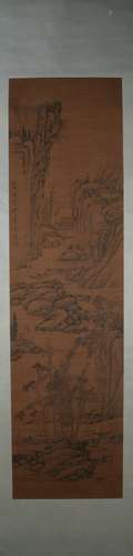 Ming dynasty Wan shanglin's landscape painting