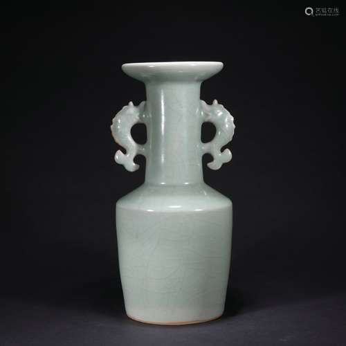 A officer glazed vase,Qing dynasty