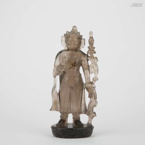 A crystal figure,Qing dynasty