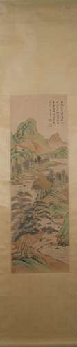 Ming dynasty Dong qichang's landscape painting