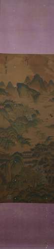 Emperor Huizong of Song Dynasty's landscape painting