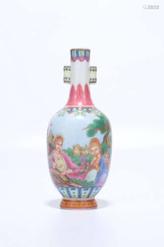 a chinese famille rose porcelain 