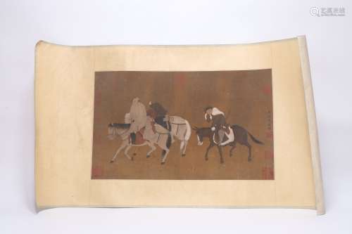 a chinese picture of horse