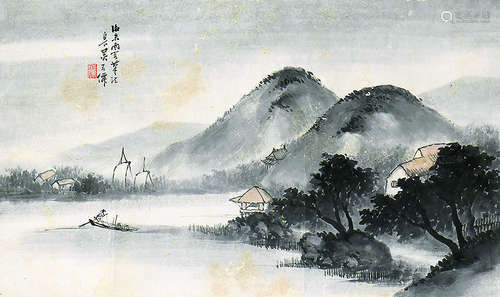 吴石仙 山水