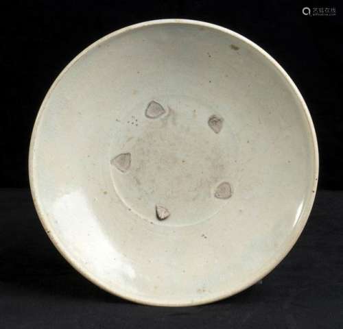 A QINGBAI GLAZED CERAMIC DISH China, probably Song…