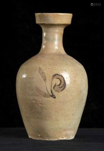 A GLAZED AND PAINTED CERAMIC BOTTLE Korea, Goryeo …