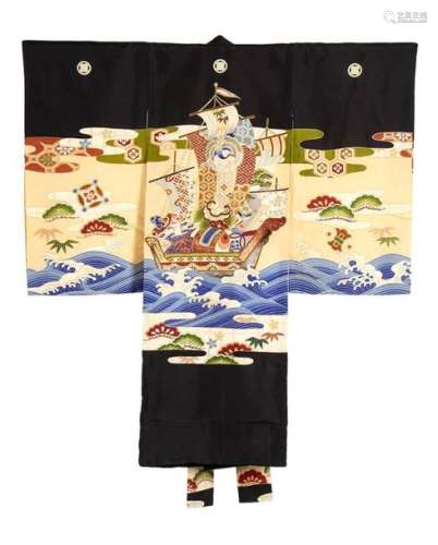 A CEREMONY KIMONO FOR CHILD Japan, first half of t…