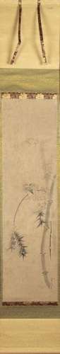 Kanō Tsunenobu (1636 1713) Two sparrows and bamboo…