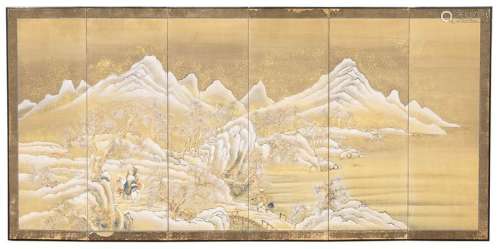 TAKAHASHI SŌHEI, attributed (1804 1835) Snowy land…