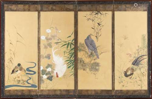 Anonymous artis Japan, Meiji period Flowers and bi…