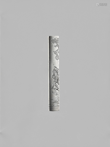 A SILVER KOZUKA WITH GAMA SENNIN, WITH NBTHK