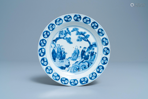 A Chinese blue and white Japanese market ko-so…