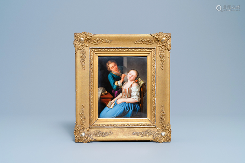 A rectangular K.P.M. Berlin porcelain plaque, Germ…