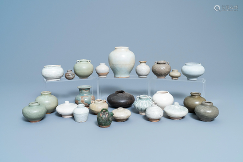 24 various small Chinese vases and jarlets, Song and