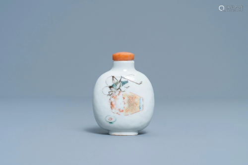 A Chinese 'grasshopper' snuff bottle, Daoguang mark …