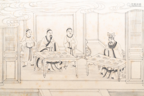 Chinese school, ink on paper, 19th C.: