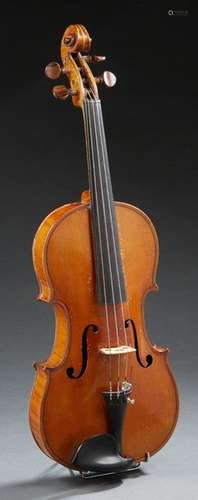 BEAU VIOLON D'ÉTUDE MIRECOURT Circa 1900. 359 mm.