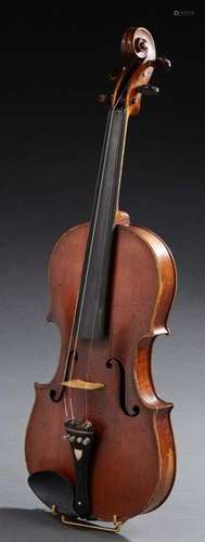 VIOLON ALLEMAND Circa 1920 360 mm. Fracture de tab…