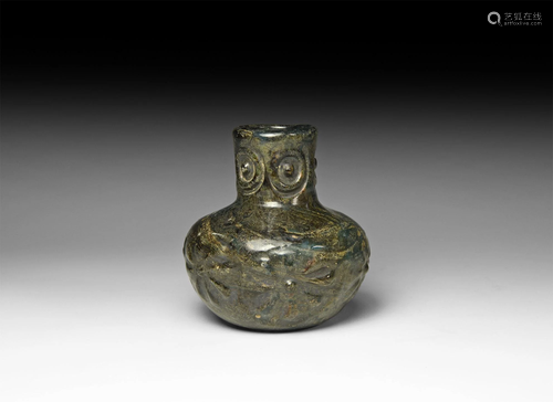 Islamic Mould Blown Glass Vessel