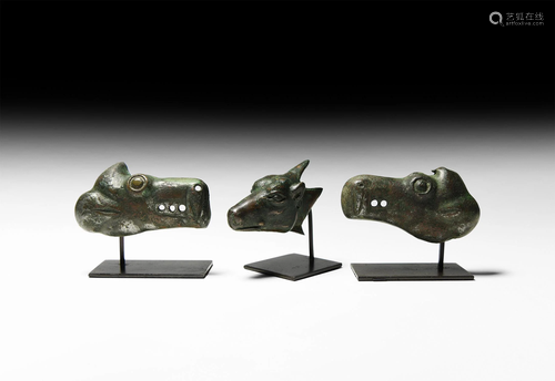 Chinese Ordos Animal Head Collection