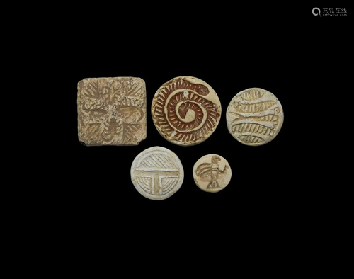 Indus Valley Amuletic Seal Collection with Animals