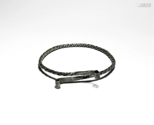 Viking Silver Twisted Torc