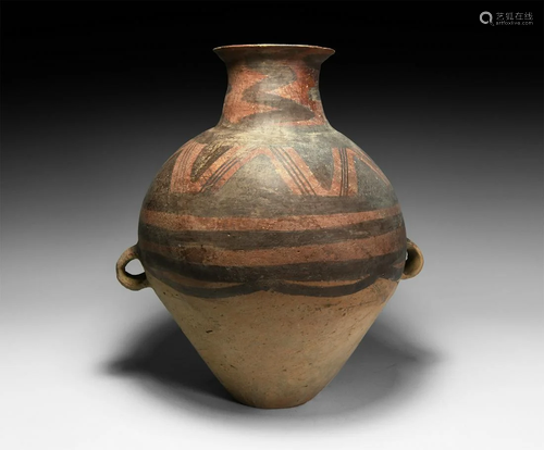 Chinese Neolithic Painted Pottery Jar