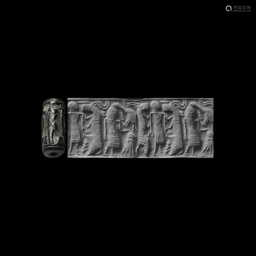 Black Steatite Cylinder Seal