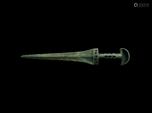 Luristan Short Sword with Integral Grip