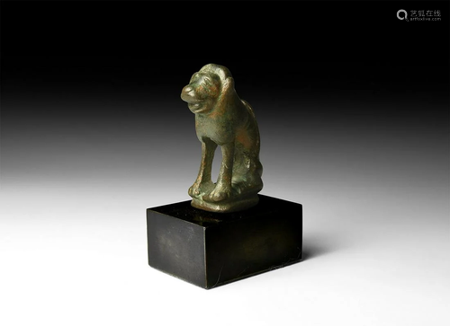 'The Greywell' Romanesque Lion Statuette