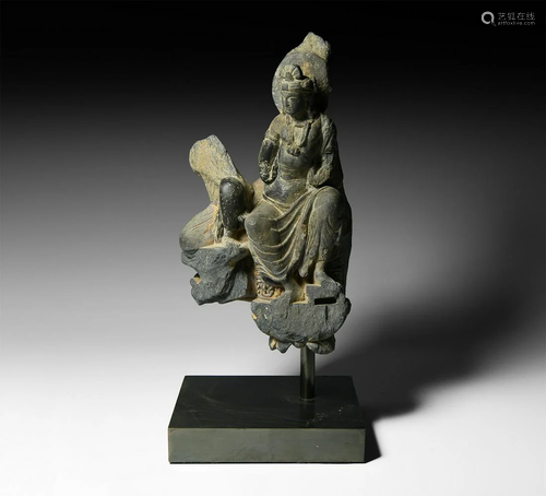 Gandharan Seated Bodhisattva