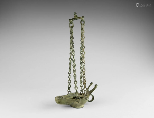 Roman Hanging Lamp with Chain Hanger