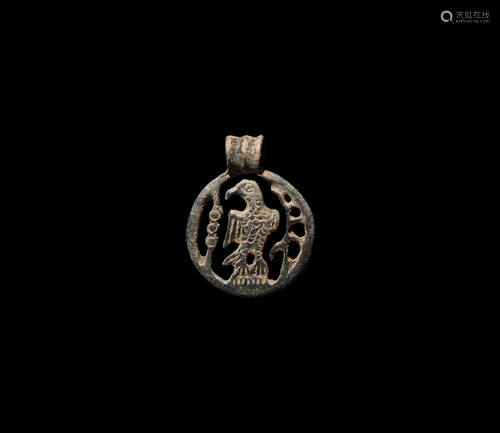 Roman Military Eagle and Standard Pendant