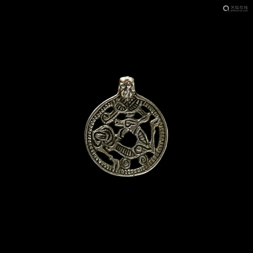 Viking Silver Jellinge Pendant