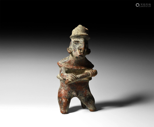 Pre-Columbian Nayarit Warrior Figure