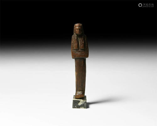 Egyptian Wooden Shabti