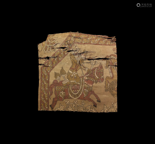 Sogdian Textile Fragment