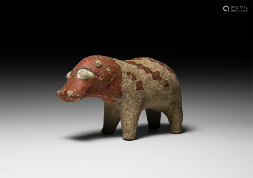 Egyptian Nubian Hippopotamus Figure
