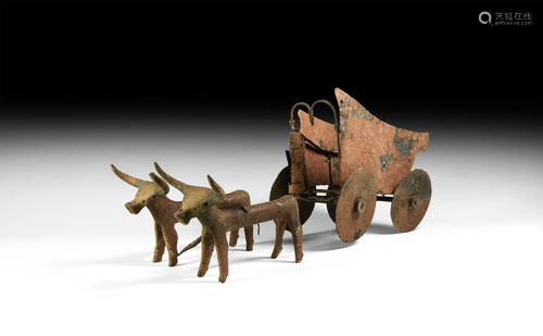 Levantine Cart with Oxen