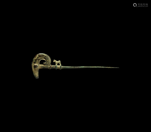 Luristan Zoomorphic Pin