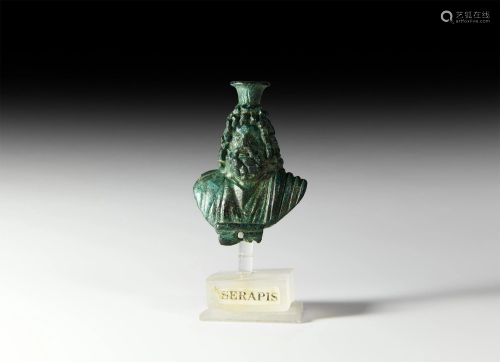 Roman Bust of Serapis