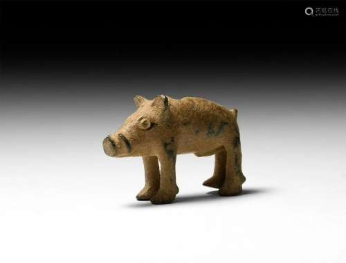 Roman Wild Boar Statuette