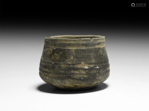 Roman Greyware Jar