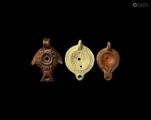 Roman and Other Oil Lamp Collection