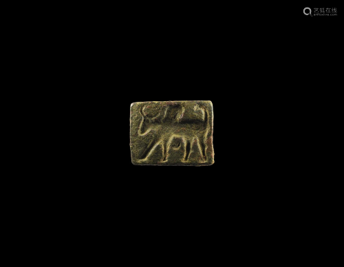 Roman Bread Stamp with Ox