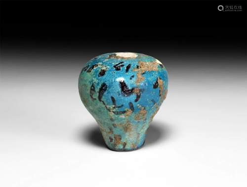 Egyptian Blue Finial