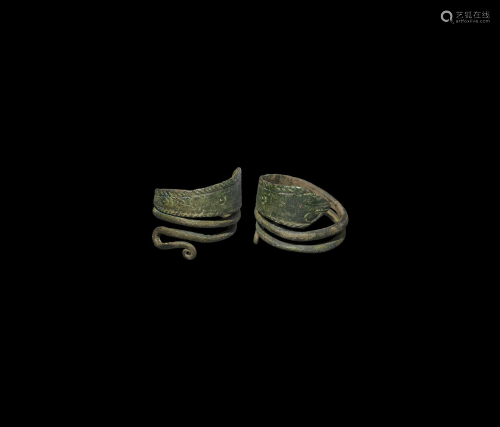 Roman Coiled Snake Ring