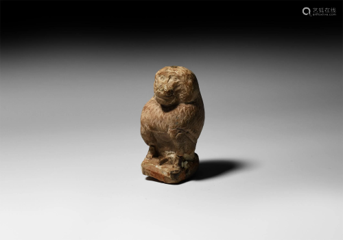 Egyptian Votive Baboon Statuette